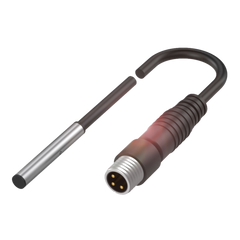 Balluff Inductive standard sensor, PNP, NO, D4.0, flush, M8 3-pin