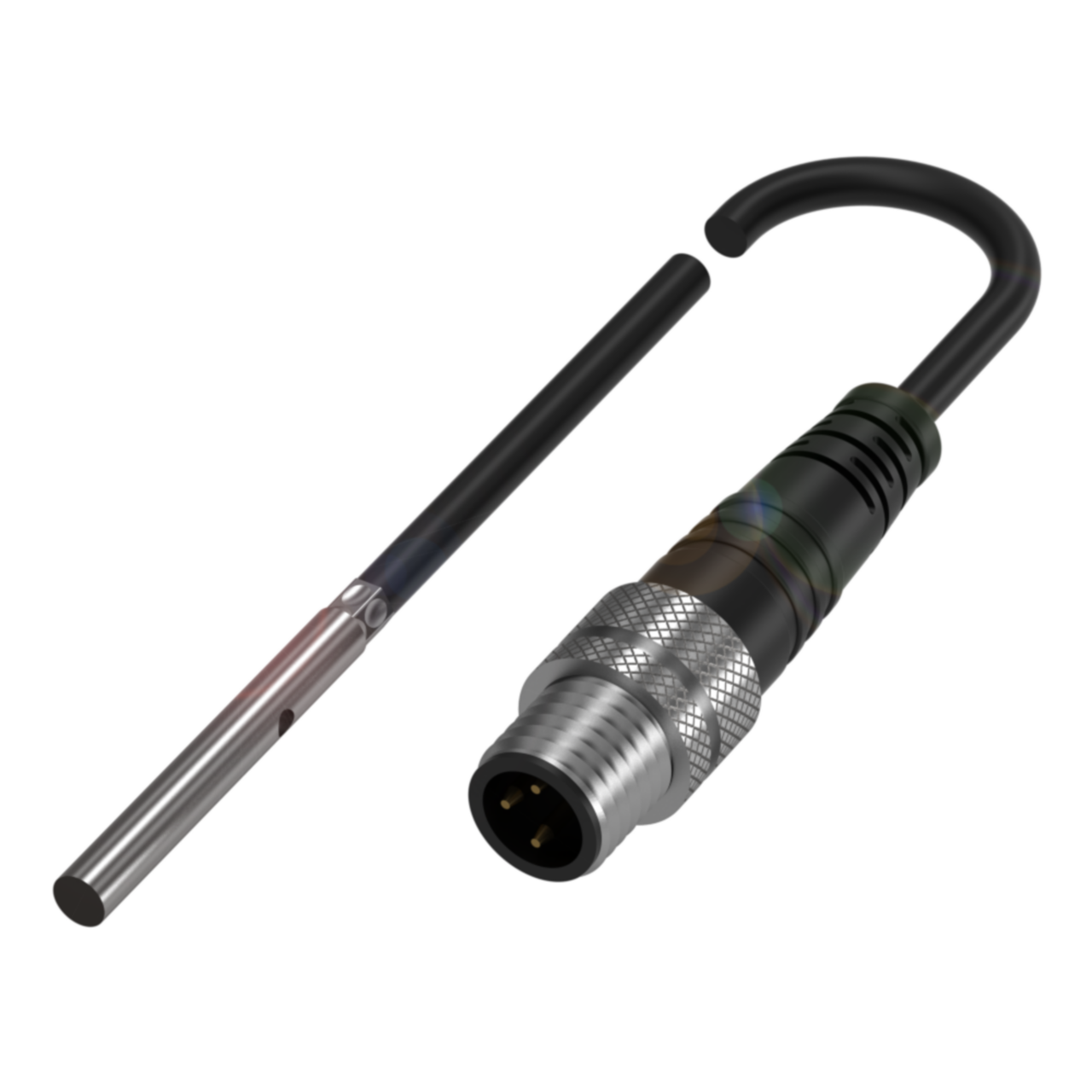 Balluff Inductive standard sensor, PNP, NO, D3.0, flush, M8 3-pin
