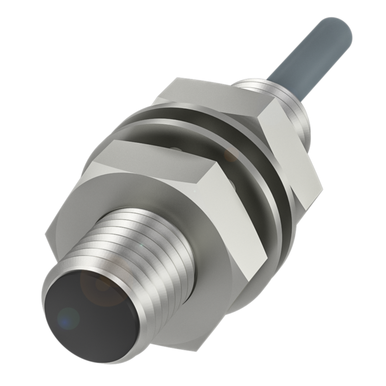 Balluff Inductive standard sensor, PNP, NO, M8, flush, 2m PVC
