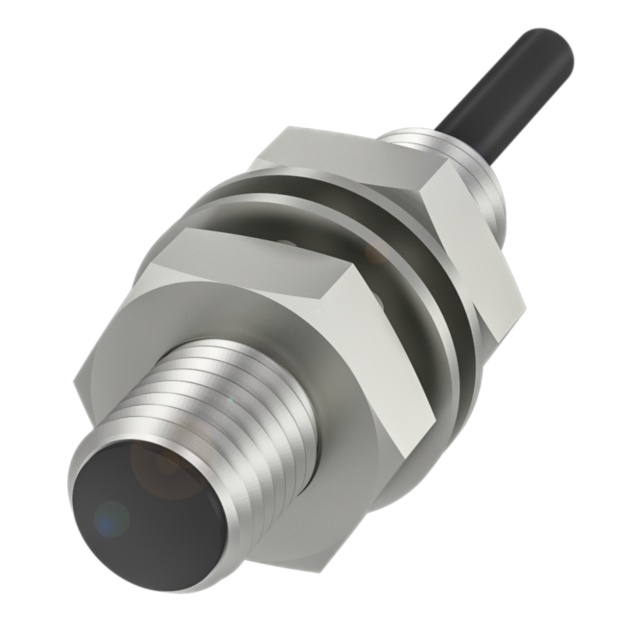 Balluff Inductive standard sensor, PNP, NO, M8, flush, 2m PUR