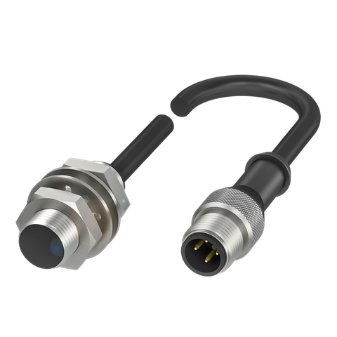 Balluff Inductive standard sensor, PNP, NO, M12, flush, M12 4-pin Balluff