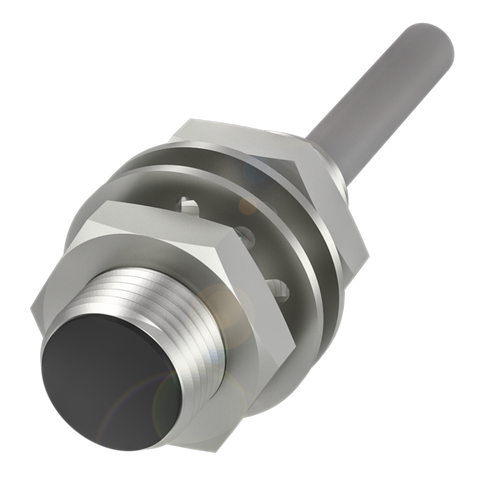 Balluff Inductive standard sensor, PNP, NO, M12, flush, 3m PVC