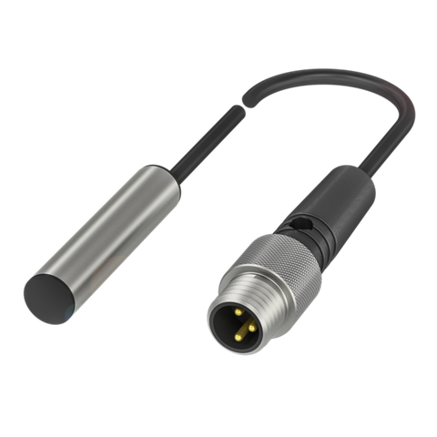 Balluff Inductive standard sensor, PNP, NO, D6.5, flush, M8 3-pin
