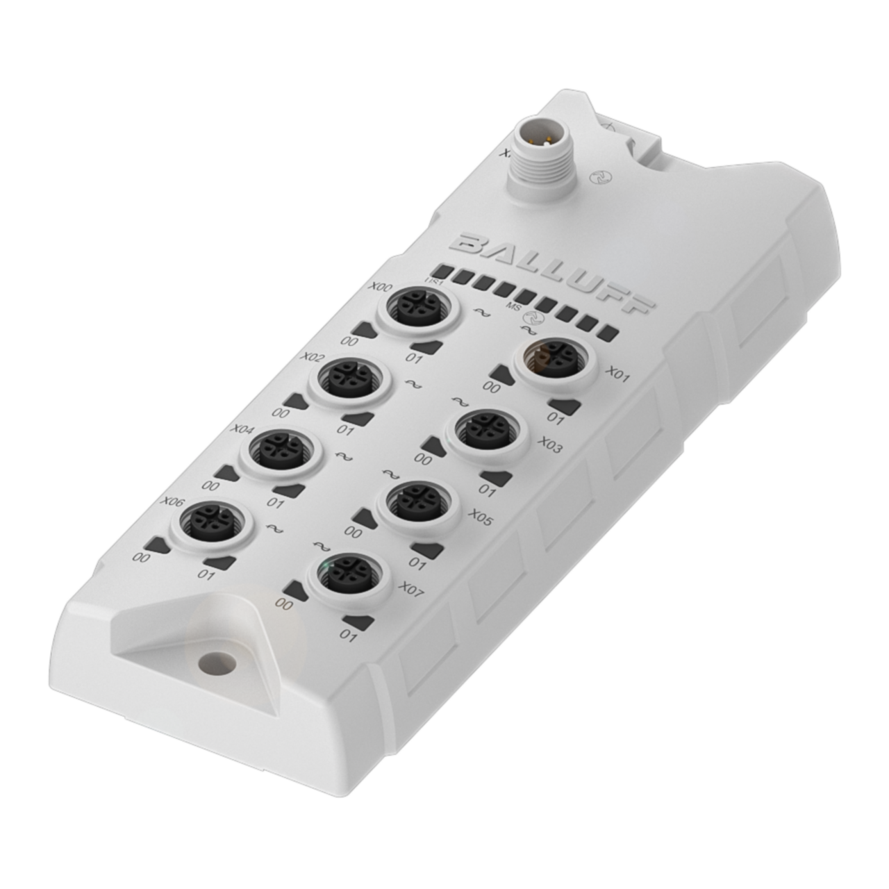 Balluff IO-Link sensor/actuator hub, male, 4-pin / female, 5-pin