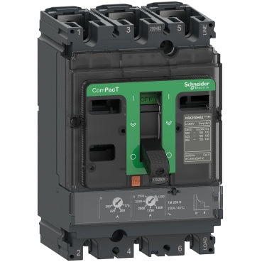 Schneider Circuit breaker, TMD trip unit, 3-pole, 415VAC, 36kA, 200A