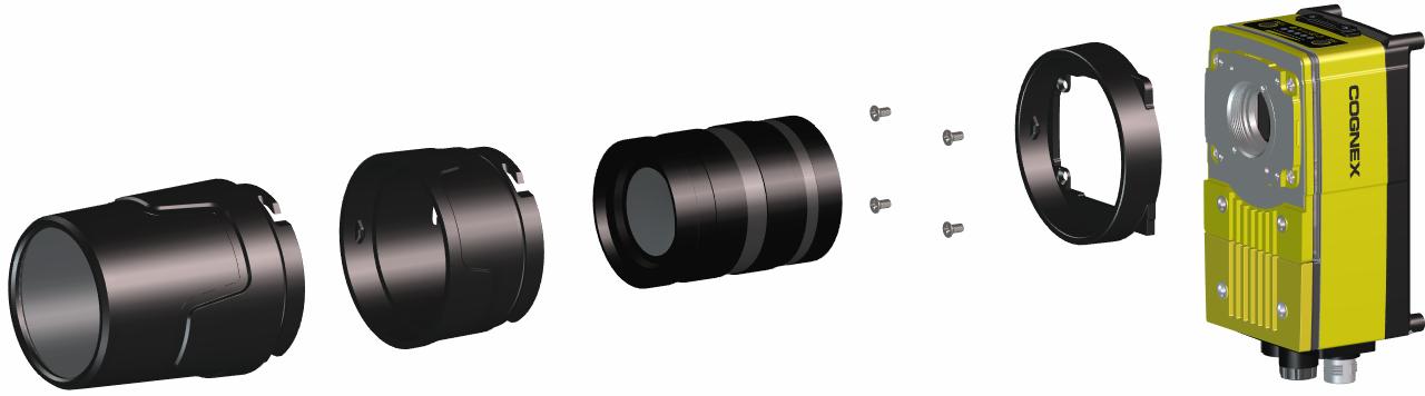 Cognex In-Sight 7000 C-mount cover, plastic, (L) 77mm, ?55mm Cognex