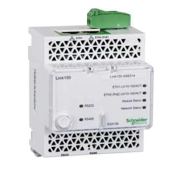 Schneider Ethernet gateway, 2-port, 24VDC and PoE