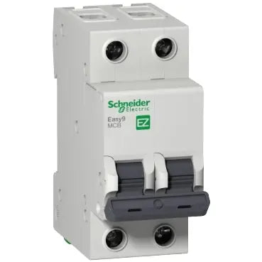 Schneider Mini circuit breaker, C-curve, 2-pole, 6A