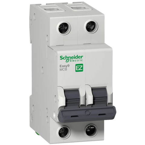 Schneider Mini circuit breaker, C-curve, 2-pole, 10A