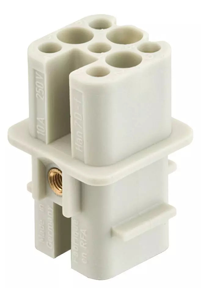 Harting Insert, crimp, female, size 3A, c/s 0.14 - 2.5mm²