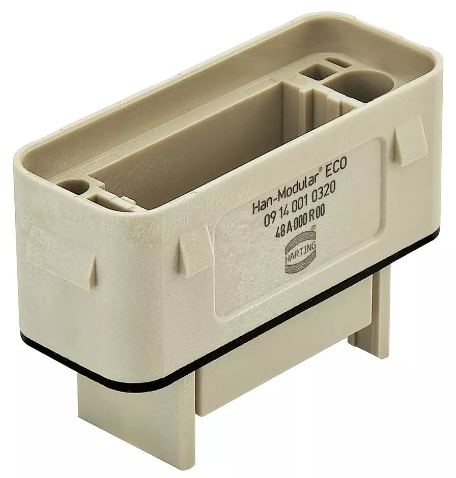 Harting Han-Modular Eco Bulkhead mounted housing, p/grey