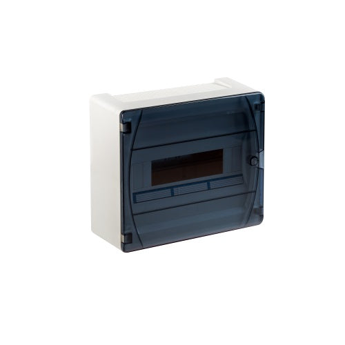 IDE Distribution box, s/mount, 12 way, neutral + earth bars