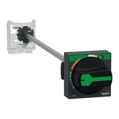 Schneider Extended rotary handle kit, black handle, trip indication
