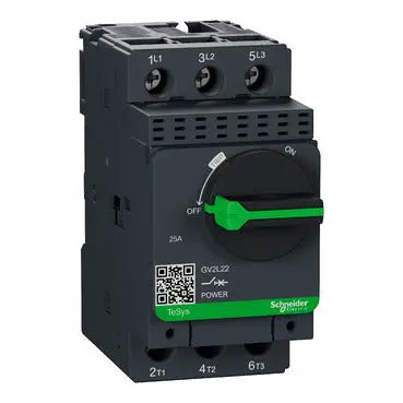 Schneider Motor circuit breaker, magnetic, 3-pole, 25A