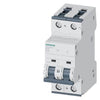 Siemens Miniature circuit breaker, 2-pole, 400V, 6kA, 20A