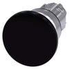 Siemens Illuminated pushbutton, black, 20mm