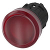 Siemens Indicator light, round, plastic, red, 22mm