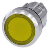 Siemens Illuminated pushbutton, yellow, round, 22mm