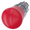 Siemens Emergency stop pushbutton, red, rotate-to-unlatch