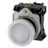 Siemens Indicator light, 22mm, round, white, screw, LED, 230V