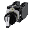 Siemens Selector switch, illuminable, round, plastic, 22mm