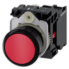 Siemens Pushbutton, round, red, momentary contact, 1NC, 22mm