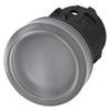 Siemens SIRIUS ACT Pilot light head, round, clear, 22mm cutout