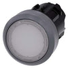 Siemens Illuminated pushbutton, round, plastic, 22mm