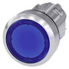 Siemens Illuminated pushbutton, blue, round, 22mm