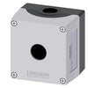 Siemens SIRIUS ACT Pushbutton enclosure, 4pos, 1 hole, Ø22mm
