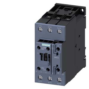 Siemens Power contactor, 3-pole, 1NO + 1NC, size S2, 22kA