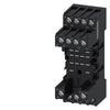 Siemens Plug-in socket for PT relay, 4 c/o contacts, screw