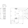 Siemens Auxiliary switch lateral, screw, 2NO current path - Dimensioned Drawing