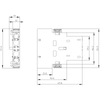 Siemens Auxiliary switch lateral, screw, 1NO + 1NC - Dimensioned Drawing