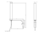 Siemens ANT794-4MR Mobile wireless rod antenna - Dimensioned Drawing