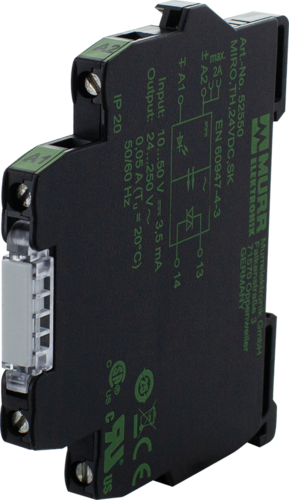 Murr Miro TH, Opto-coupler, triac 0.5A, 24VDC, screw