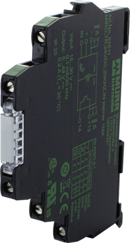 Murr Miro TR, Opto-coupler 24VDC, 0.1mA, screw