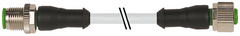 Murr Connector, M12 male to M12 female, straight, 3m