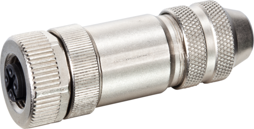 Murr Screw terminal, M12 female 0°, 2-pole, cable Ø 6-8mm