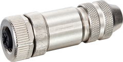 Murr Screw terminal, M12 female 0°, 2-pole, cable Ø 6-8mm