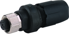 Murr M12 Connector, female 0°, 4-pole, c/s 0.5 - 1mm²