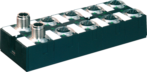 Murr Compact module, 16 multifunction channels, 8 x M12