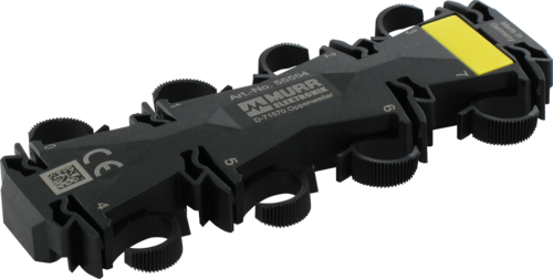 Murr Cable fixation, black, 8x M12