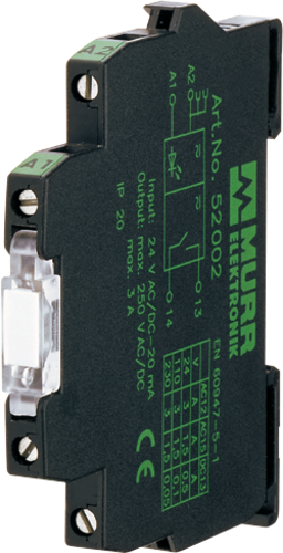 Murr Miro 6.2 Opto-coupler, screw, triac 1A, 53VDC