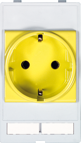 Murr Modlink Data insert, Germany, yellow, 250VAC, 16A
