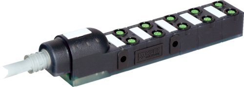 Murr M8 Distribution system, 3-pole, moulded cable, 10m