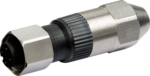 Murr M12 Connector, female 0°, 4-pole, c/s 0.25 - 0.5mm²