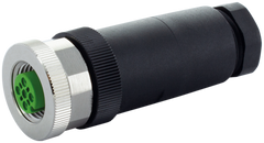 Murr screw terminal, M12 female 0º, 5-pole, A-coded