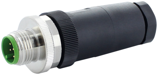 Murr Screw terminal, field-wireable, M12 male 0°, 8-pole