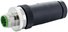 Murr Screw terminal, field-wireable, M12 male 0°, 8-pole
